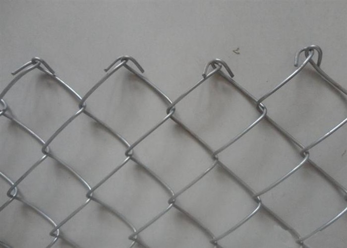 25-100mm Chain Link Wire Mesh / 25m Diamond Chain Link Fence For Garden