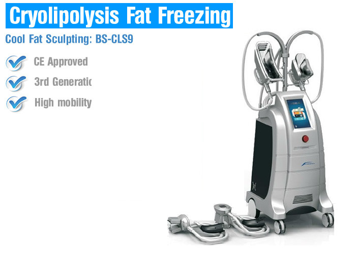 4D Body Slimming Machine Freezing Fat 360 Surround Cooling 4 Handles Cryolipolysis