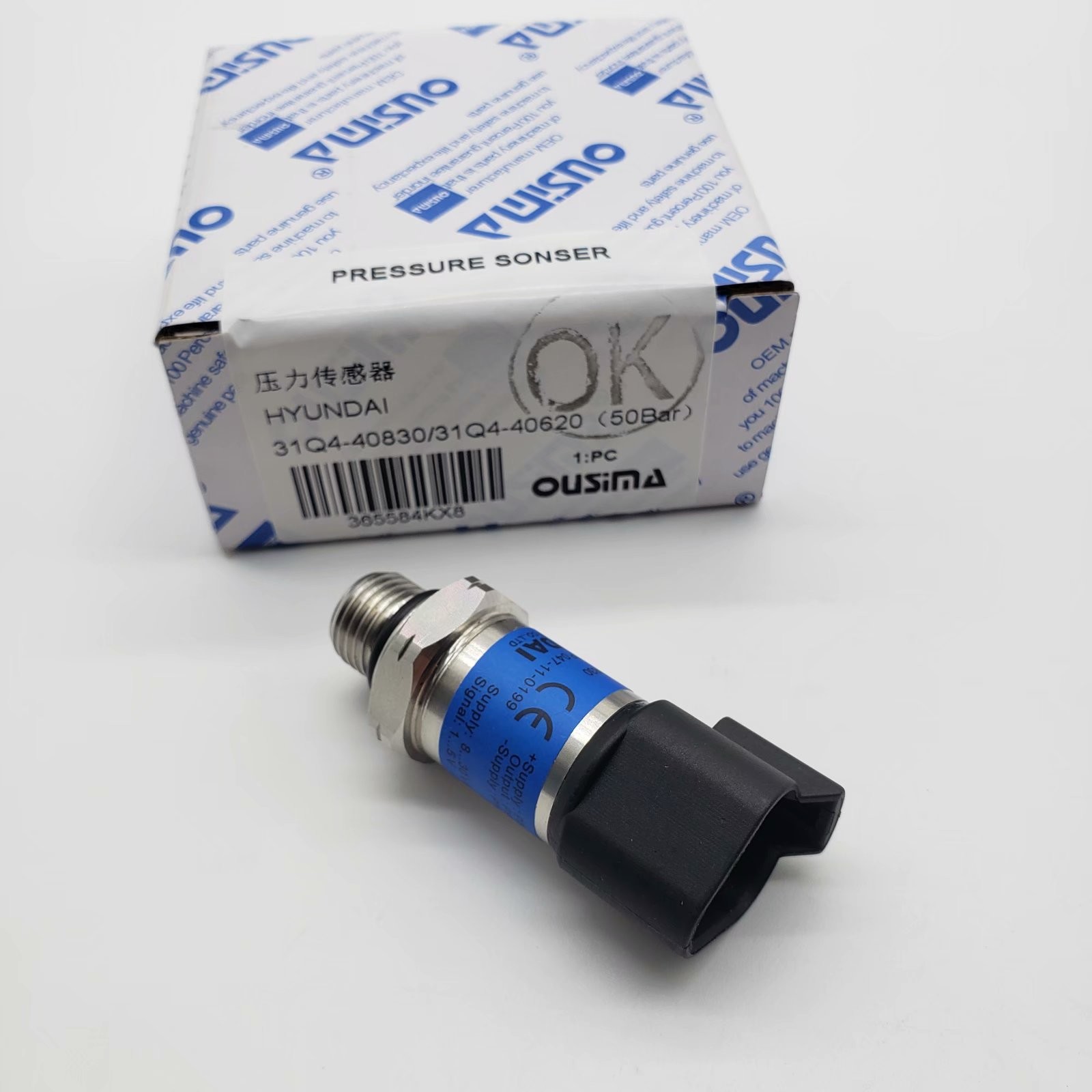 OUSIMA Pressure Sensor 31Q4-40830/31Q4-40620 For HYUNDAI Excavator