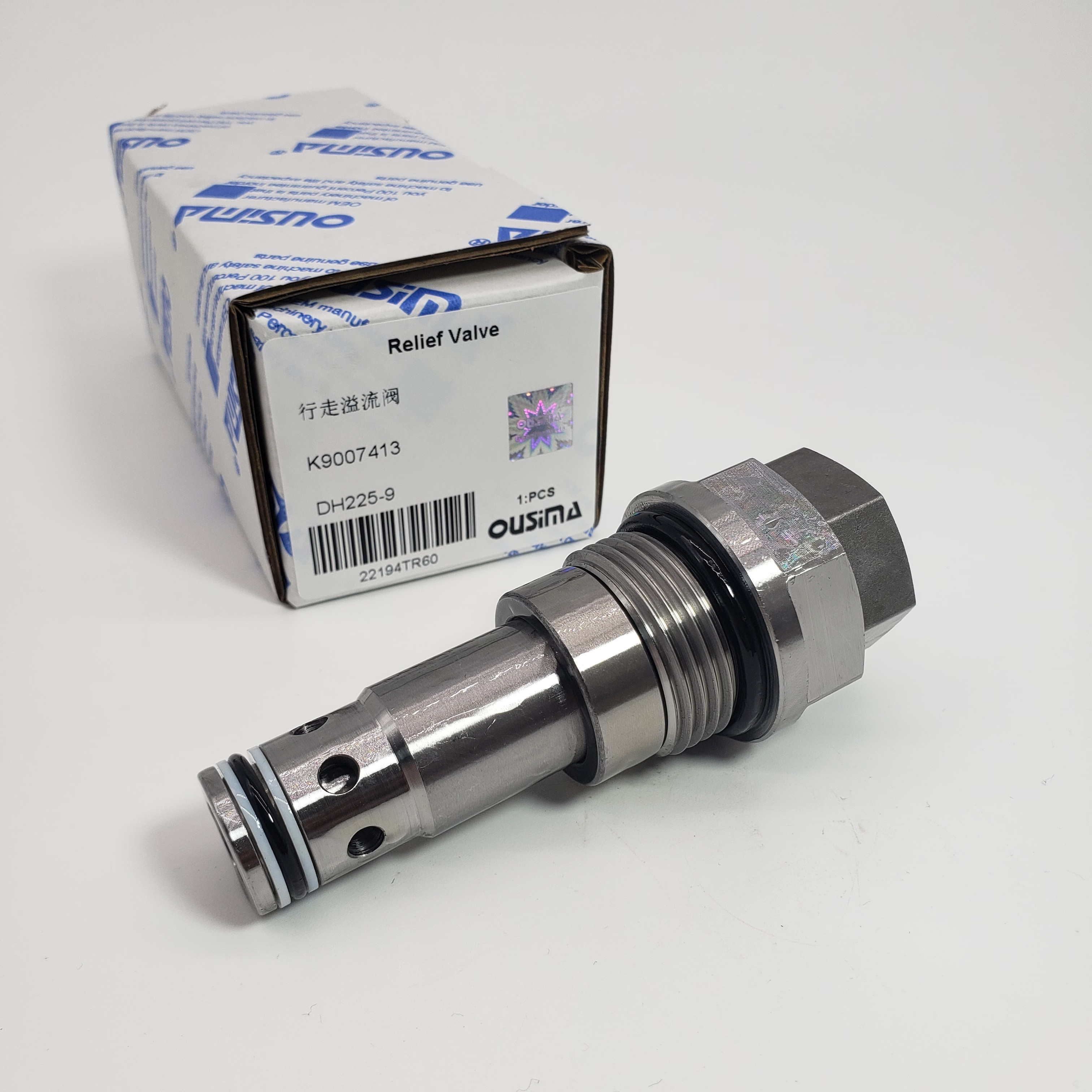 Travel Motor Relief Valve K9007413 For Excavator Doosan DX225-9