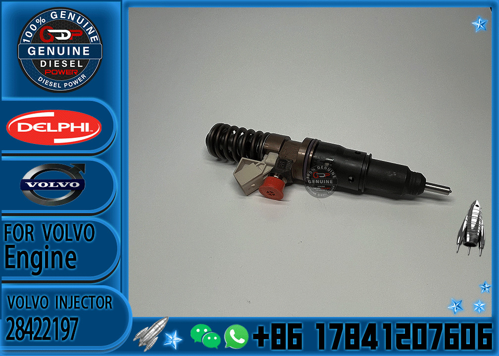 Diesel Fuel Injector BEBE1R13101 BEBE1R11002 28422197 23771405 for VOLVO Engine F2E/BEBJ Fuel Injector Assy