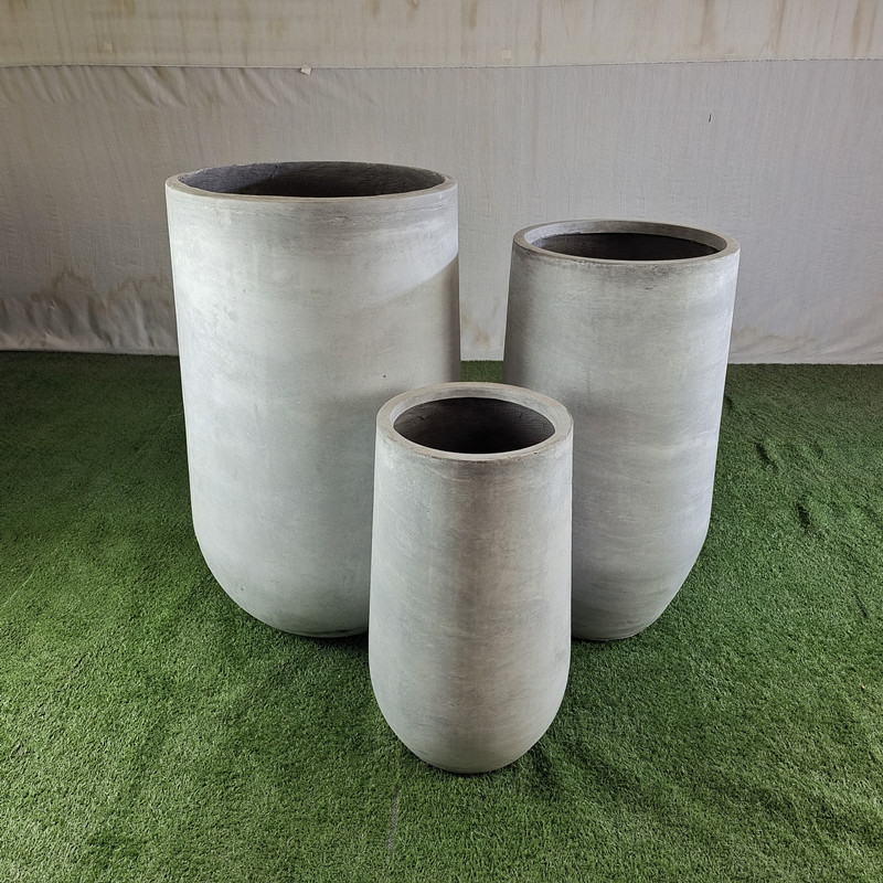 Outdoor Decor Fiber Clay Planters Durable And Stylish Designs