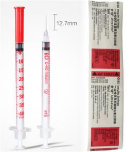 Quality BD Insulin Syringe | Becton Dickinson Insulin Syringe | BD Ultra-Fine Insulin Syringe , 1ml for sale