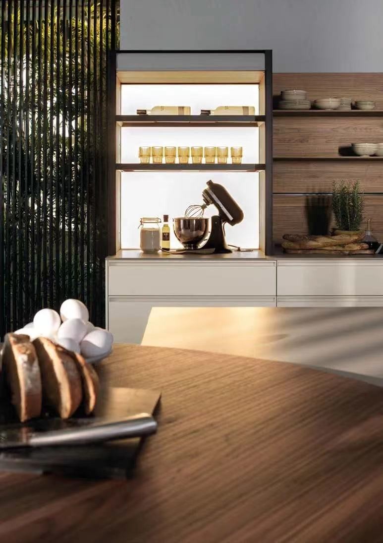 Aluminium Modular Corner Cabinet Solutions Melamine Kitchen Cabinets