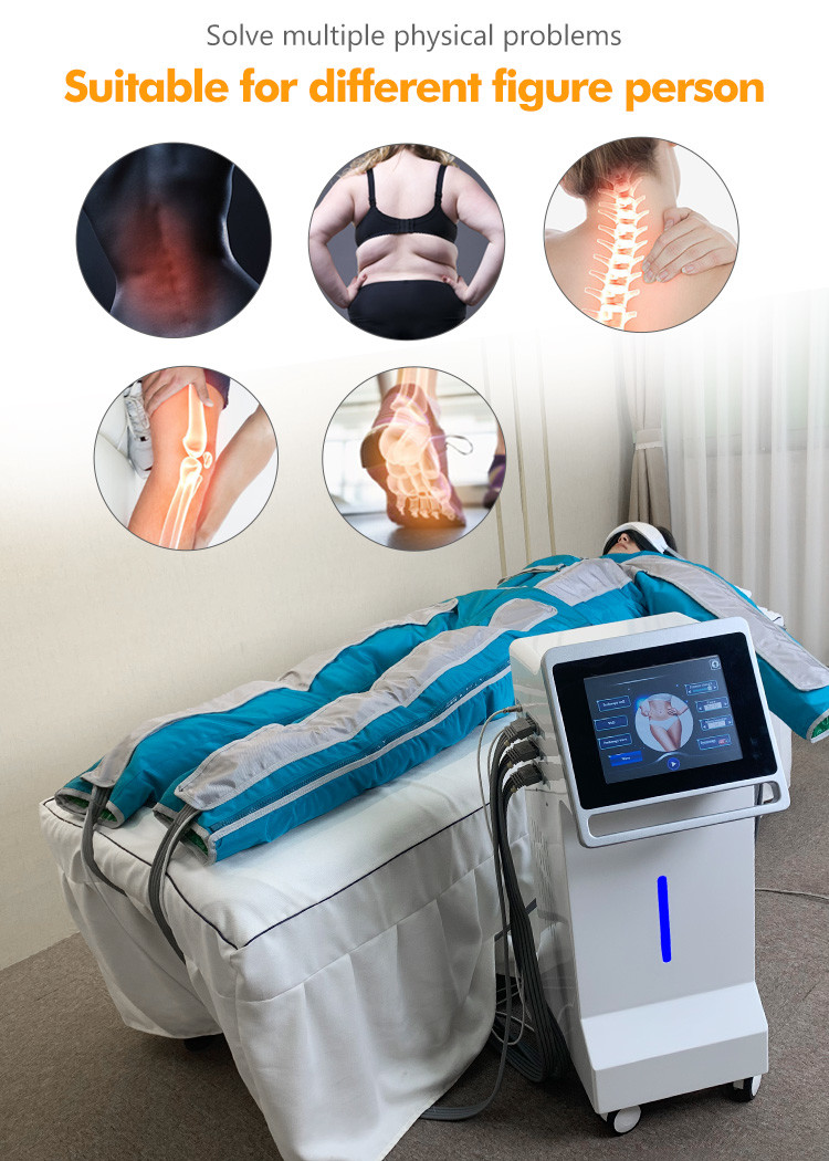 110W Lymph Drainage Massage Machine 5 Modes Lymphatic Drainage Equipment