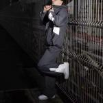 Clothing Manufacturer Custom Wind Breaker Track Suit Nylon Jacket Sweatpants