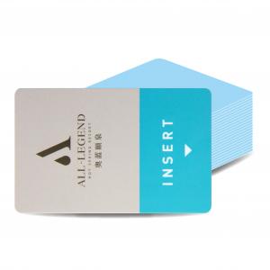 China PVC or PET Ultra Thin Ticket Card with MIFARE Ultralight Nano on sale