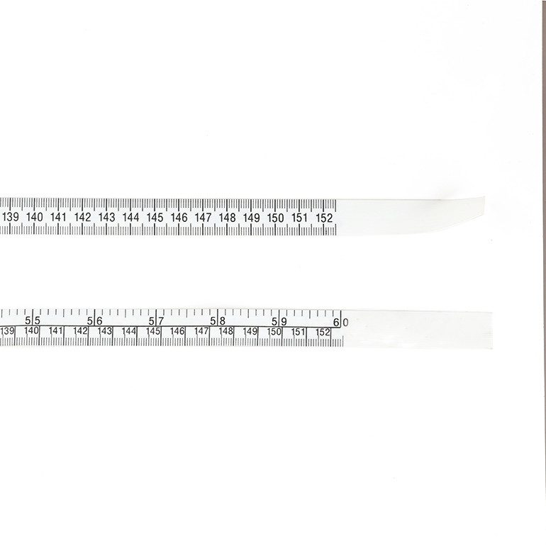 Wintape 60-Inch PE Non-PVC Measuring Meter Without Metal Ends White Flat Surface Soft Measuring Tape