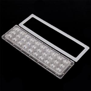 Quality Type 3 Plastic LED Lens Array For 30 Watts High Lumen Gas Station Lamp for sale