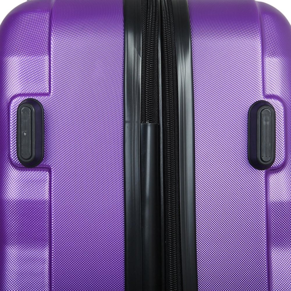 Spinner ODM Purple 4 Wheel Trolley Luggage