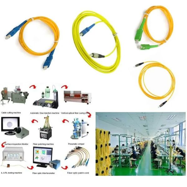 SC-LC 12F Fiber Optic Patchcord with Low Insertion Loss High Reflection Loss and Customized Length