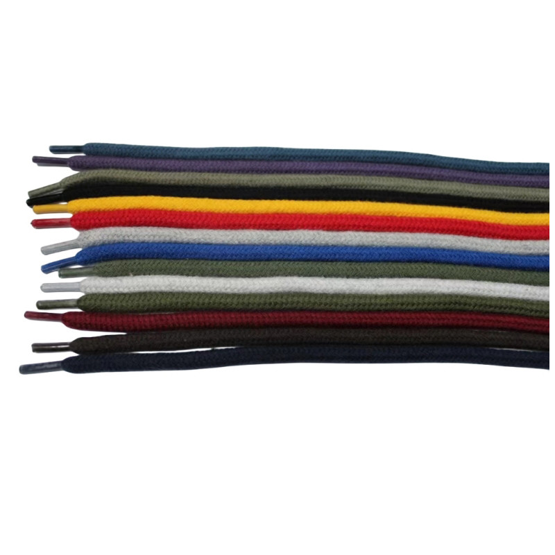 Braided 100% Round Cotton Cord 6mm Drawstring Cord Webbing