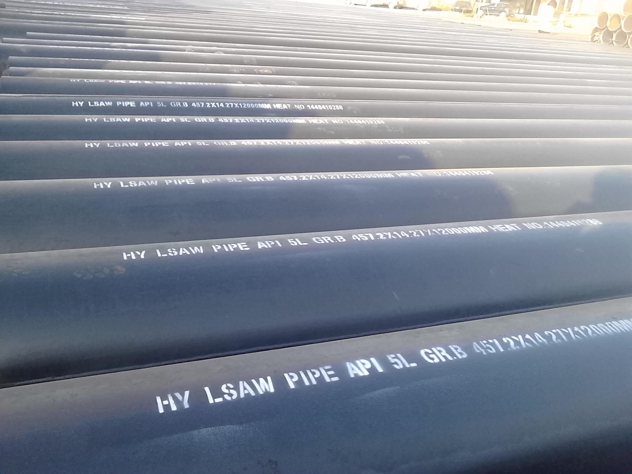 Anti Corrosion 3LPE Coating 12.5m LSAW Steel Pipe