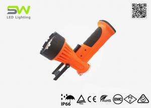 China Handheld 3 W LED Brightest Rechargeable Spotlight Torch With IP66 Floating on sale
