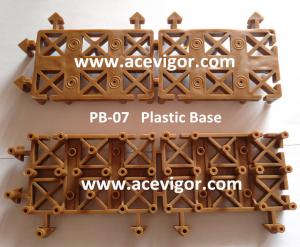 China PB-07 Cheap wood composite deck tile interlocking plastic floor tile on sale