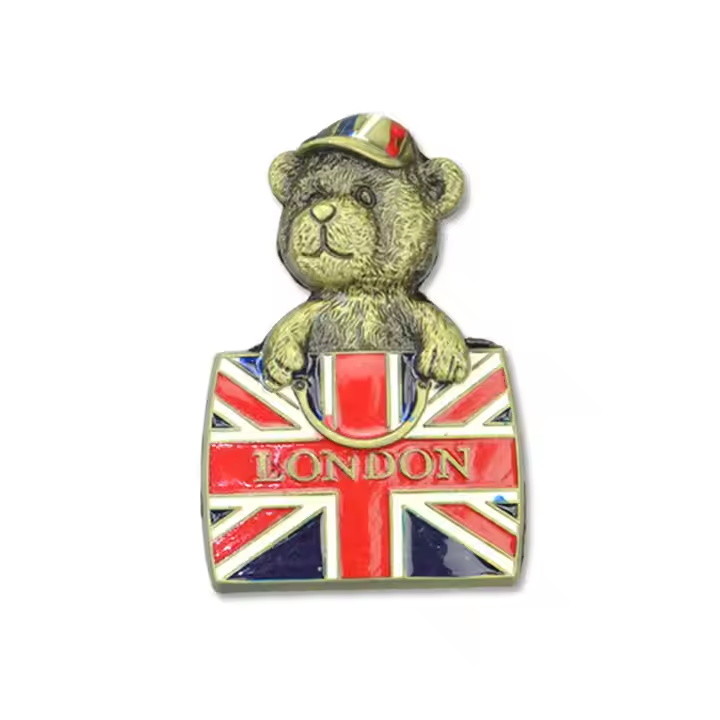 Metal Fridge Magnets Souvenir Gift Local Landmark Building 