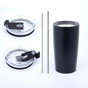 Quality Popular 20 oz Stainless Steel Mug With Lid And Straw, Double Wall Travel Coffee Mug With Straw/ for sale