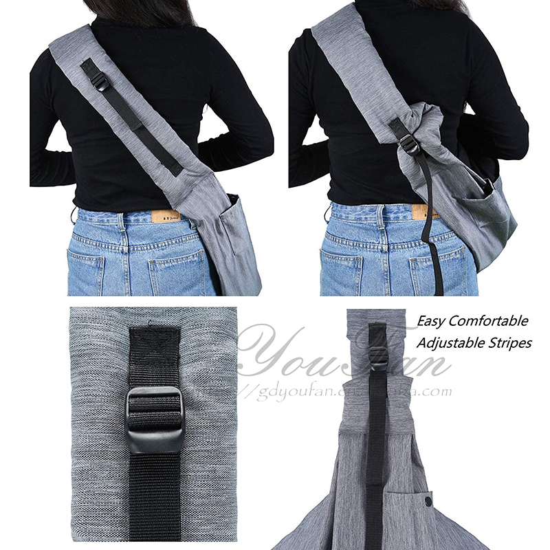 Waterproof Pet Sling Carrier Bag For All Seasons Outdoor Activities
