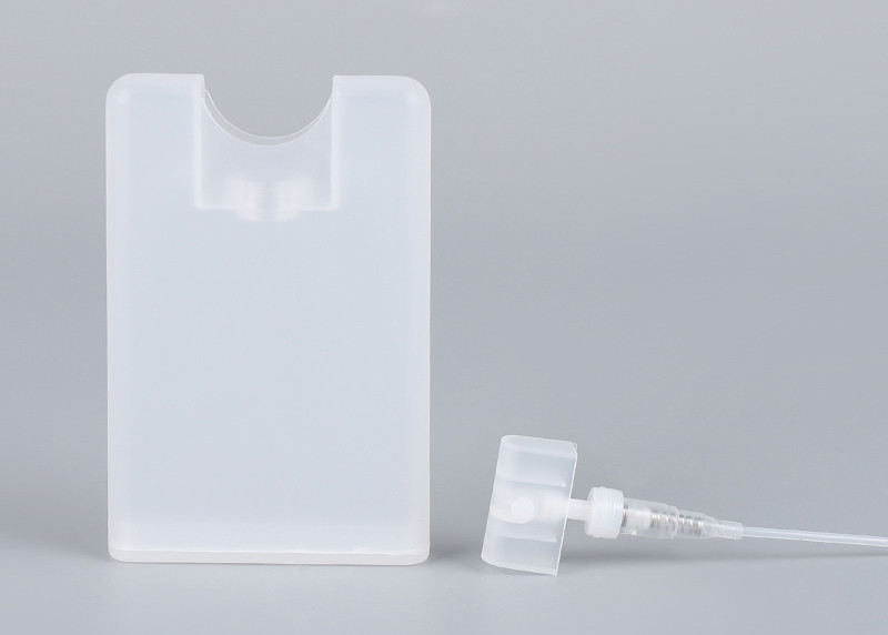 Transparent Flat Spray Bottle Lightweight Travel Credit Card Bottle