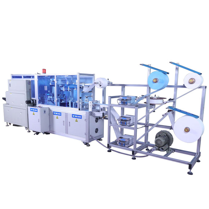 Earband Automatic Medical Mask Machine 260Pcs/Min 8 Servo Controls