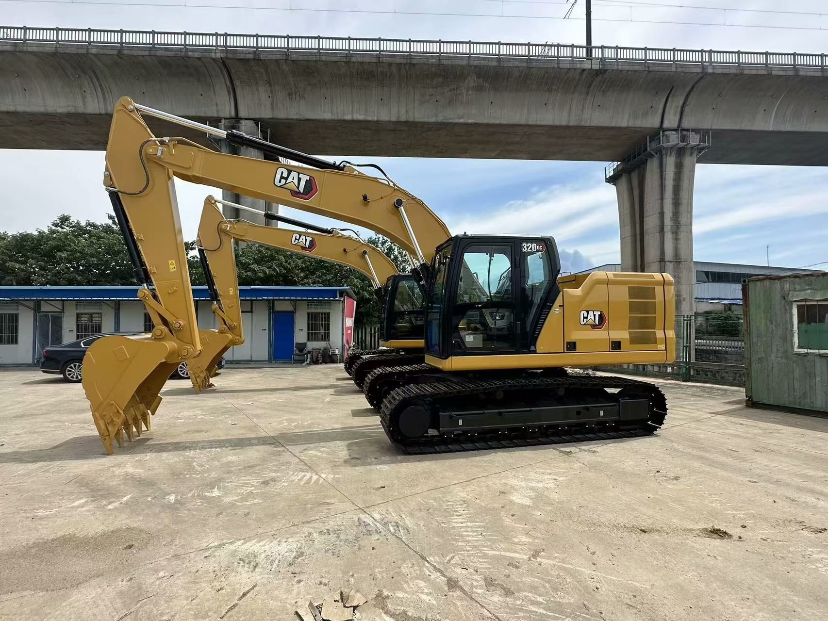 320GC Used Caterpillar Excavator Crawler Mounted 2023 Year With CAT C4.4 Engine