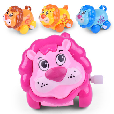 Unisex Wind Up Easter Puzzle Toys for Kids Cute Animals Toy Lion Flipping Walking Jumping Clockwork Bulk Birthday Gift Party Favors