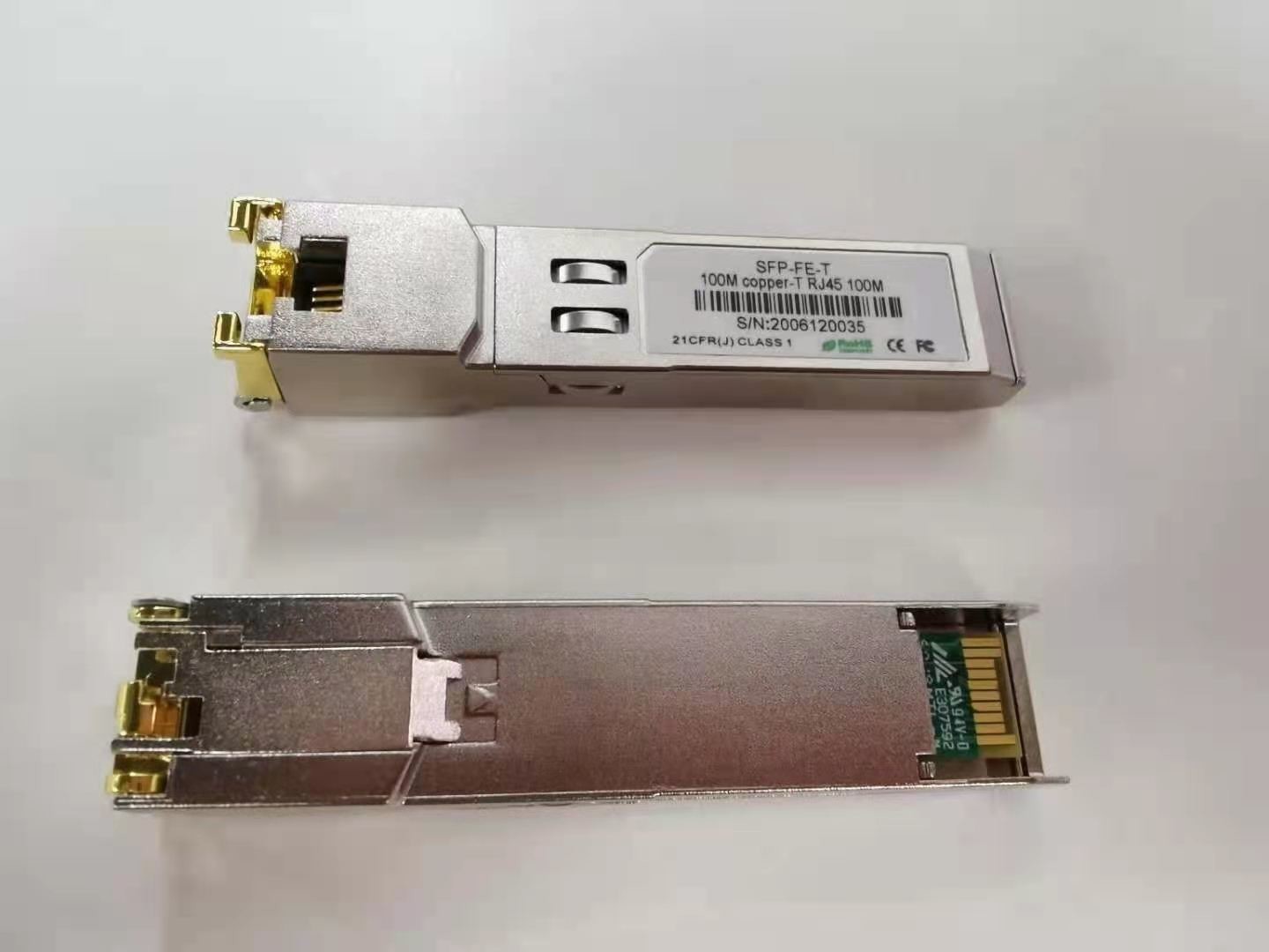 100Base Fully metallic enclosure Fiber Optic Transceiver 100M