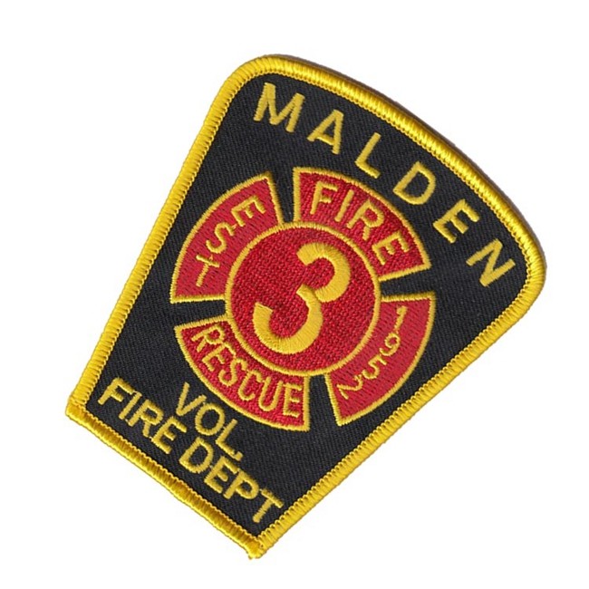 Personalised Iron On 3D Fire Rescue Velcro Patches For Clothes