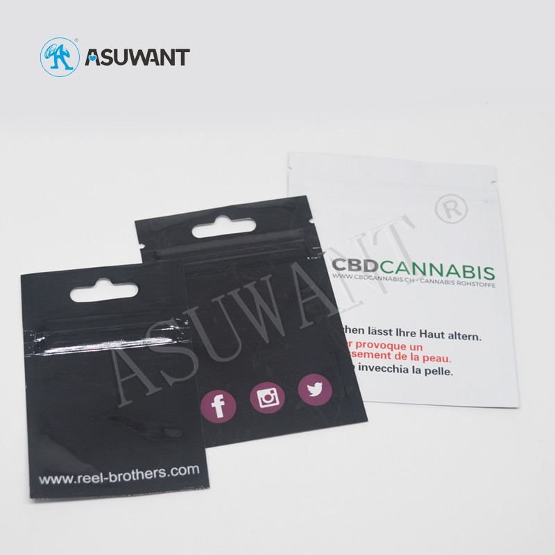 Multifunctional Smell Proof Zipper Bags Matte Zipper Lock For Coffee / Tea