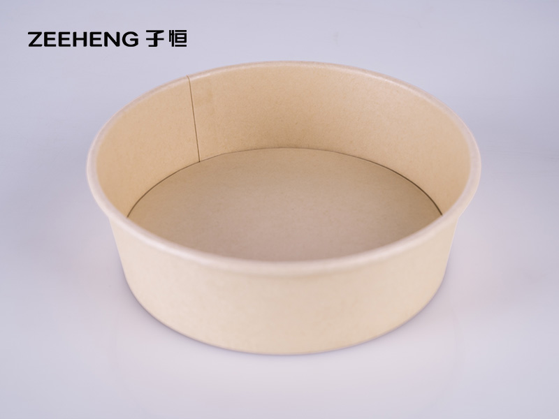 750ml Bamboo Paper Takeaway Salad Bowls With Lids