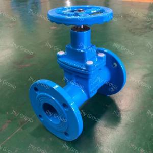China F5 DIN Non Rising Sluice Valve Flange Ends Resilient Seat Rubber Seat Gate Valve on sale