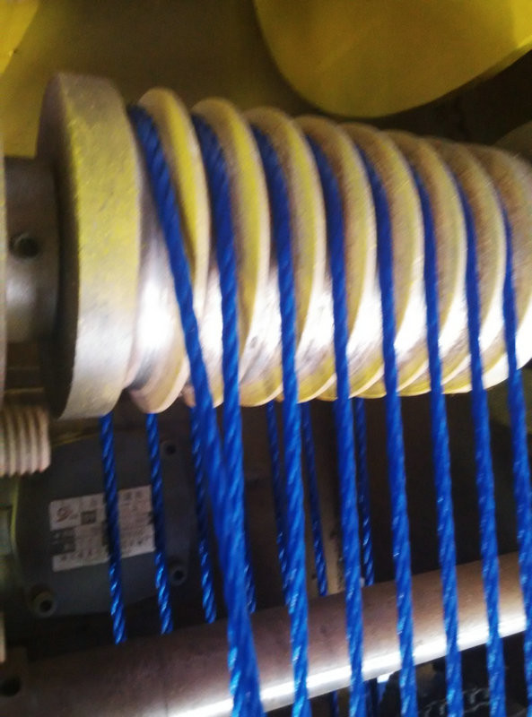 PP / PET Plastic Monofilament Extruder Machine Siemens Motor Stable Working