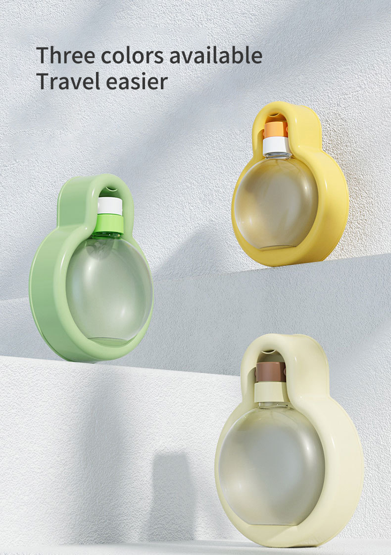 350ml 500ml Portable Dog Water Feeder Foldable Pet Drink Bottle Sealed Design