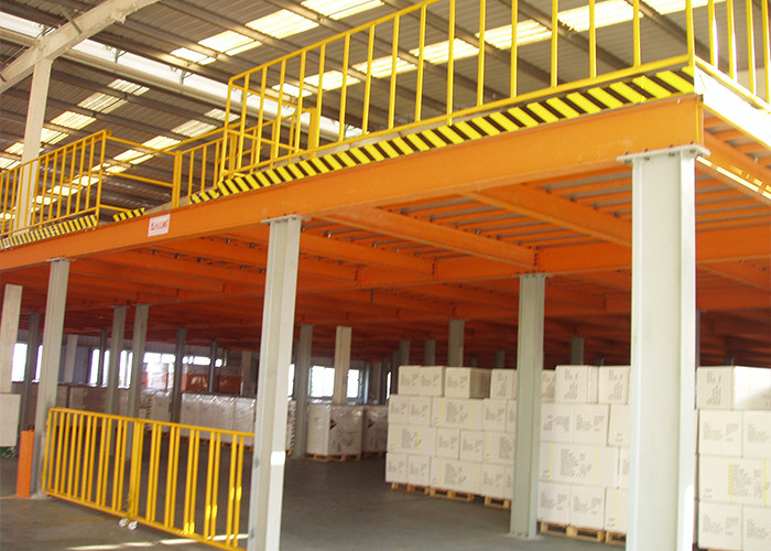 Long Span Warehouse Mezzanine Systems , Temporary Storage Hi Level Mezzanine Floors