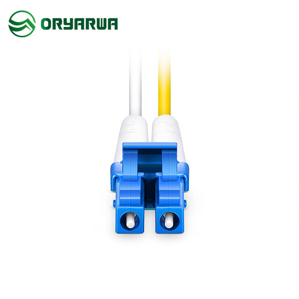 LC UPC To LC UPC Duplex Single Mode Patch Cord OS2 LSZH PVC