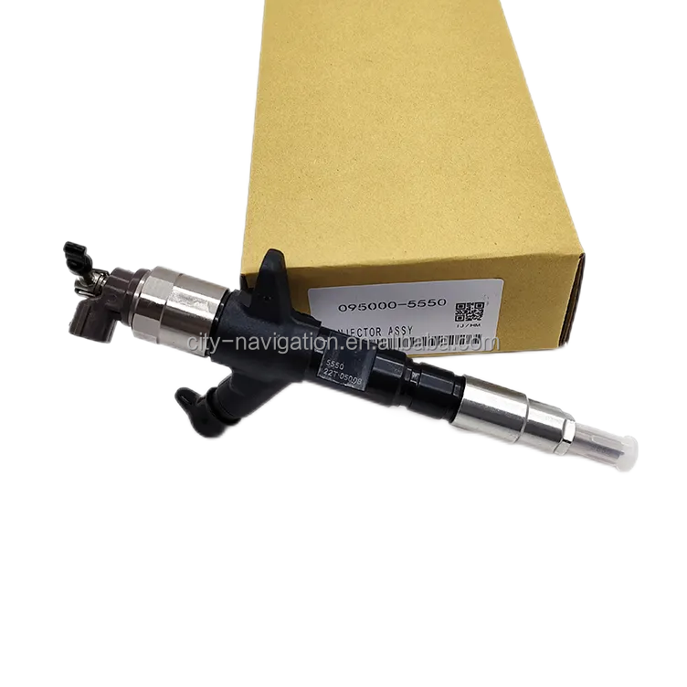 Fuel Injector 095000-5550 095000-6593 095000-6070 for Hyundai Kobelco Komatsu Excavator