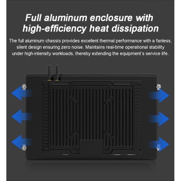 13.3 inch Direct Sale Low Power Consumption Control Computer HDMI Reliability Embedded Industrial-grade Touch Screen Monitor