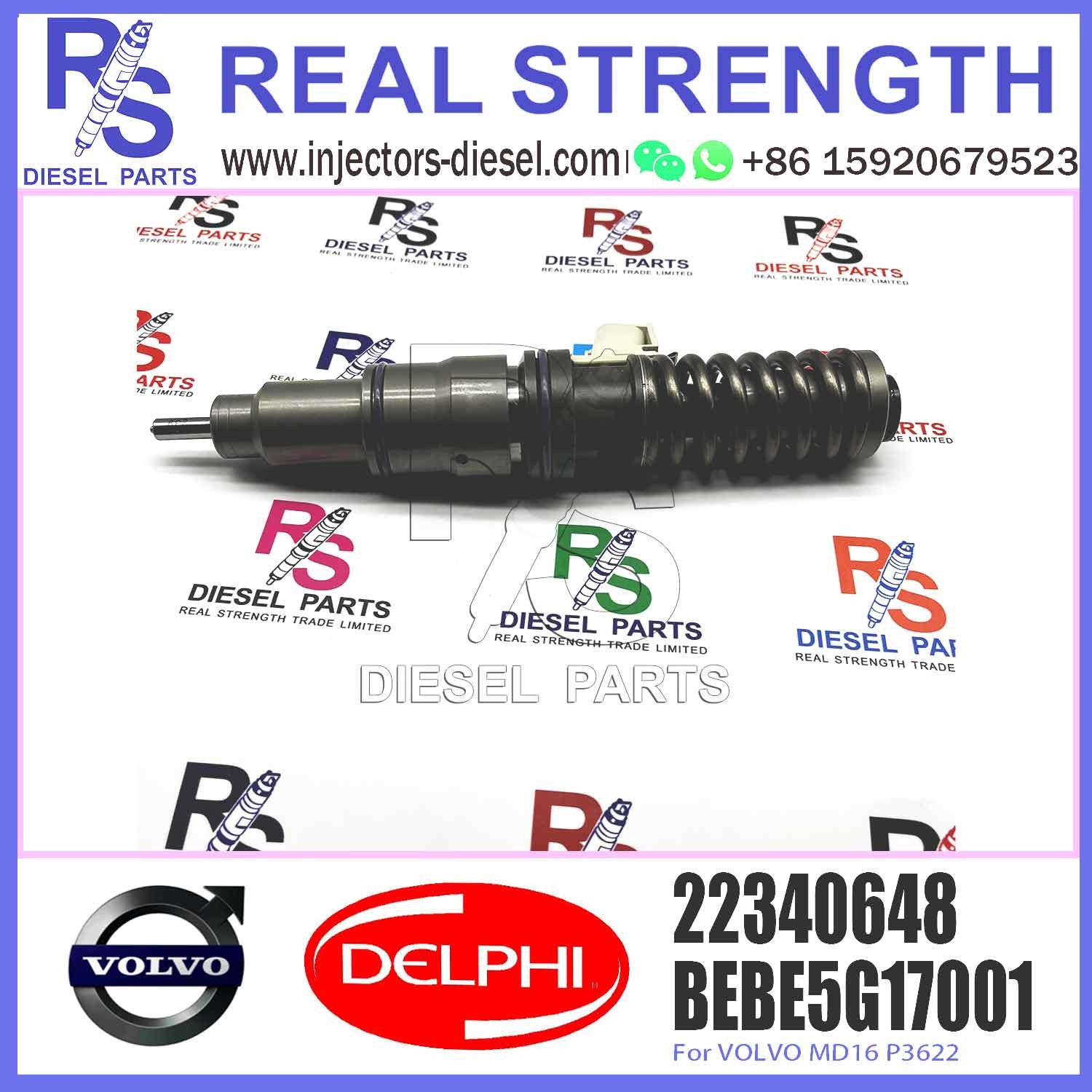 New Diesel Fuel Injector 22325866 BEBE4D48001 PENTA MD11 22325866 for V-O-L-V 22340648 3801144