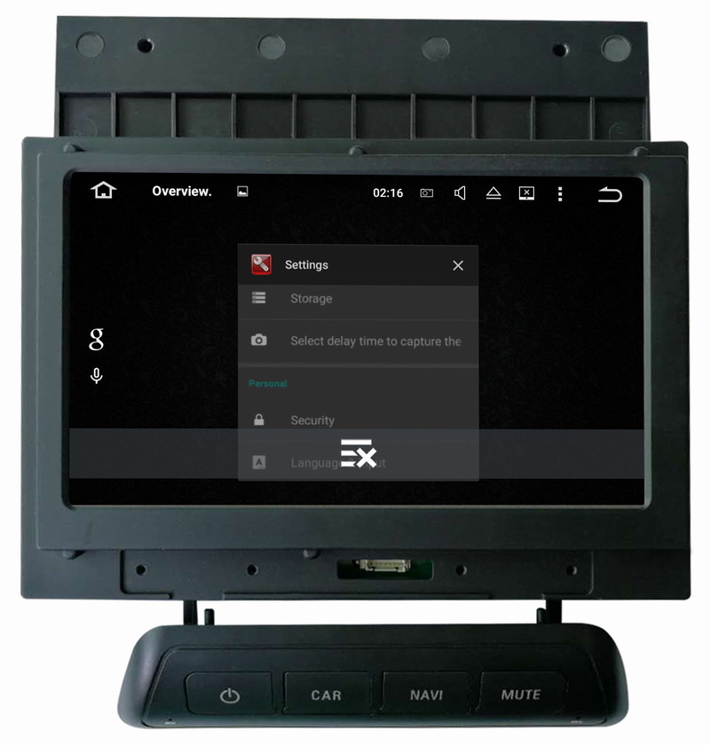 Ouchuangbo car gps navi radio android 9.0 system for Land Rover Freelander 2005-2012 auto multimedia wifi bluetooth