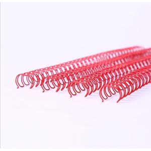 23 Spirals Double Loop Binding Wire Metal Material Electroplated