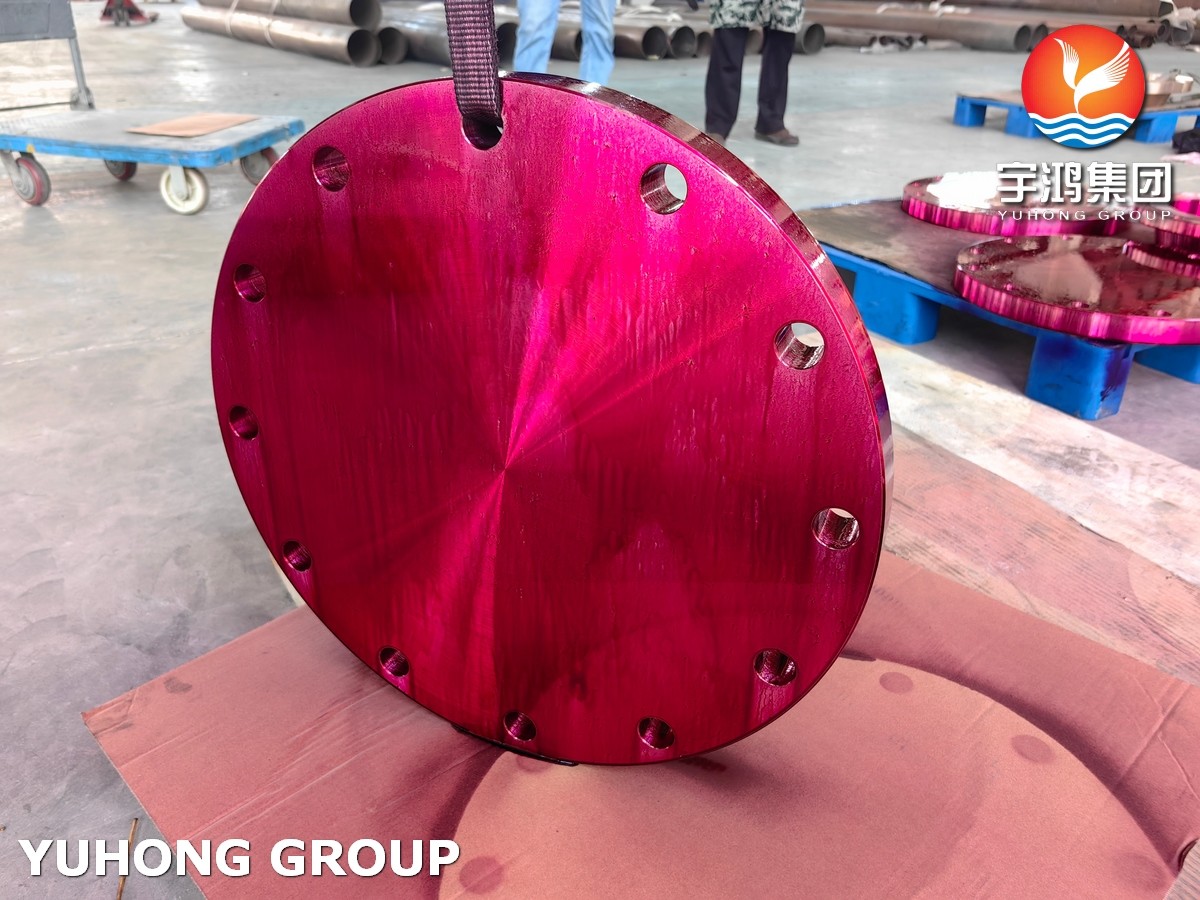 ASTM B283 UNS C70620 Copper Nickel Alloy Flange Forged Blind Flange BLRF