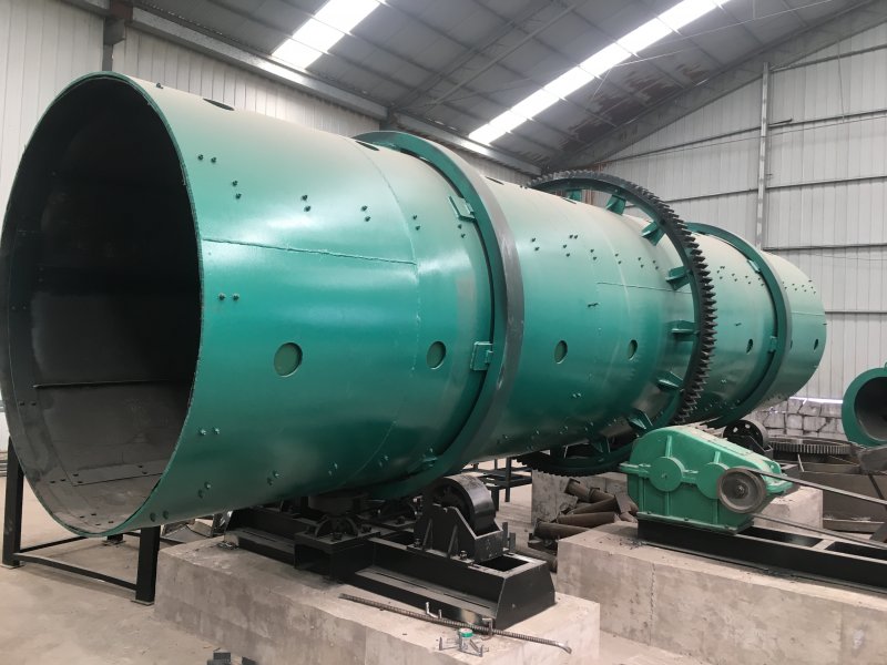 High Speed Rotating Fertilizer Drying Machine Drum Granulator 18.5kW