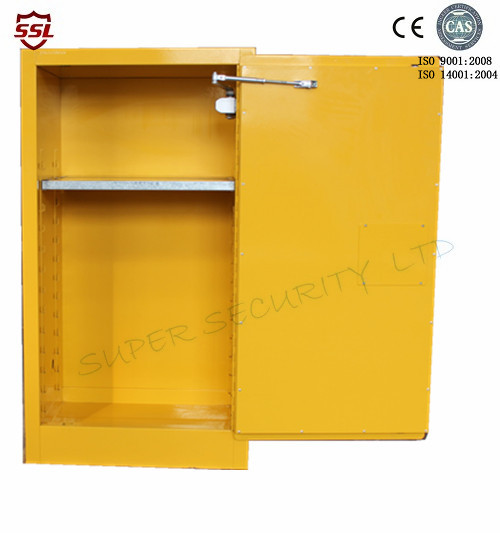 Narrow Vertical Industrial Corrosive Chemical Storage Cabinet With Single Door