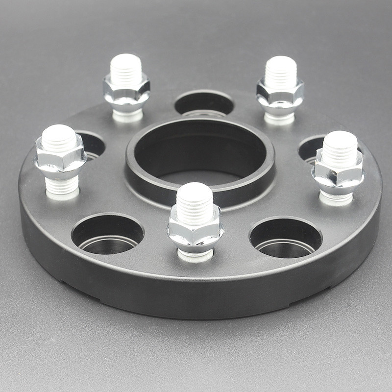 Anodized Black Forged Aluminum 5x120 Bolt Pattern Wheel Spacers For TESLA Model S Model X