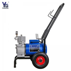 China Electric Diaphragm Type High Pressure Sprayer Wheeled Wall Roof Pait Two Gun Spray Coating Painting Machine on sale