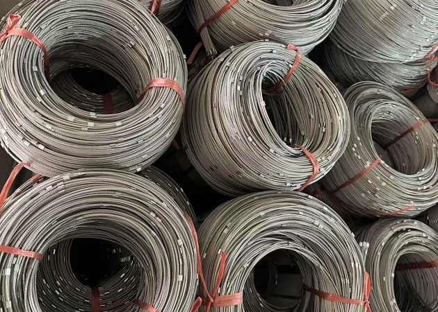 22mm*22mm Knotted Steel Wire Rope Mesh Cable Netting As Avairy Netting