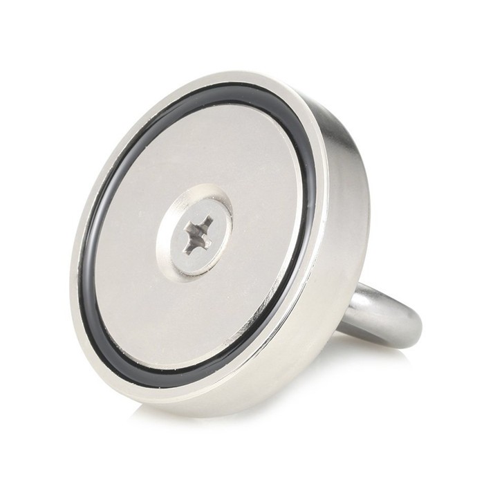 148 LBS 67 KG Pulling Force Rare Earth POT Magnet with Eyebolt D48mm and High Tolerance