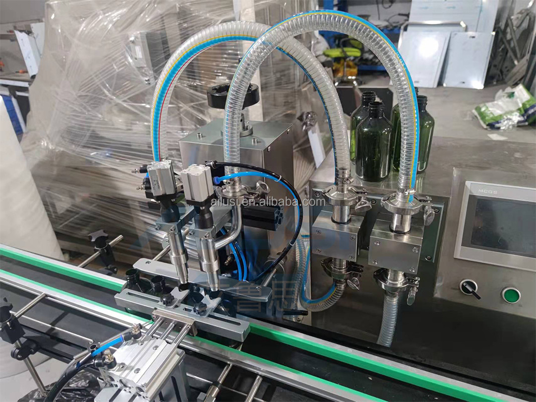 Pneumatic Piston Type Viscous Liquid Filling Machine Peanut Butter Ointment Cream Honey Jar Filling Machine