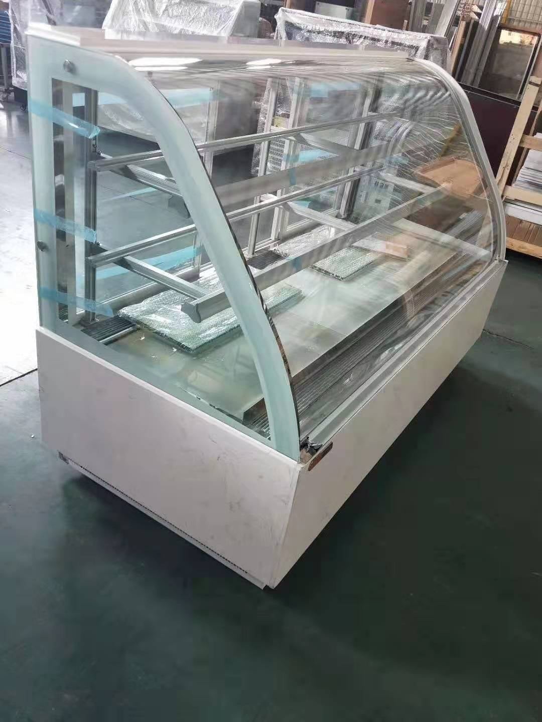 Refrigerated Fresh Cake Display Direct Cooling Cabinet Multi Functional