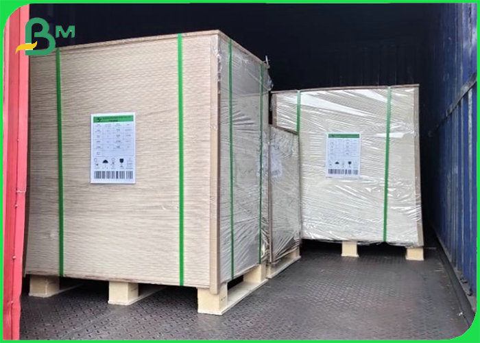 Folding Resistance 200gsm 365gsm Food Grade White Coated Kraft Paper For Making Fries Box